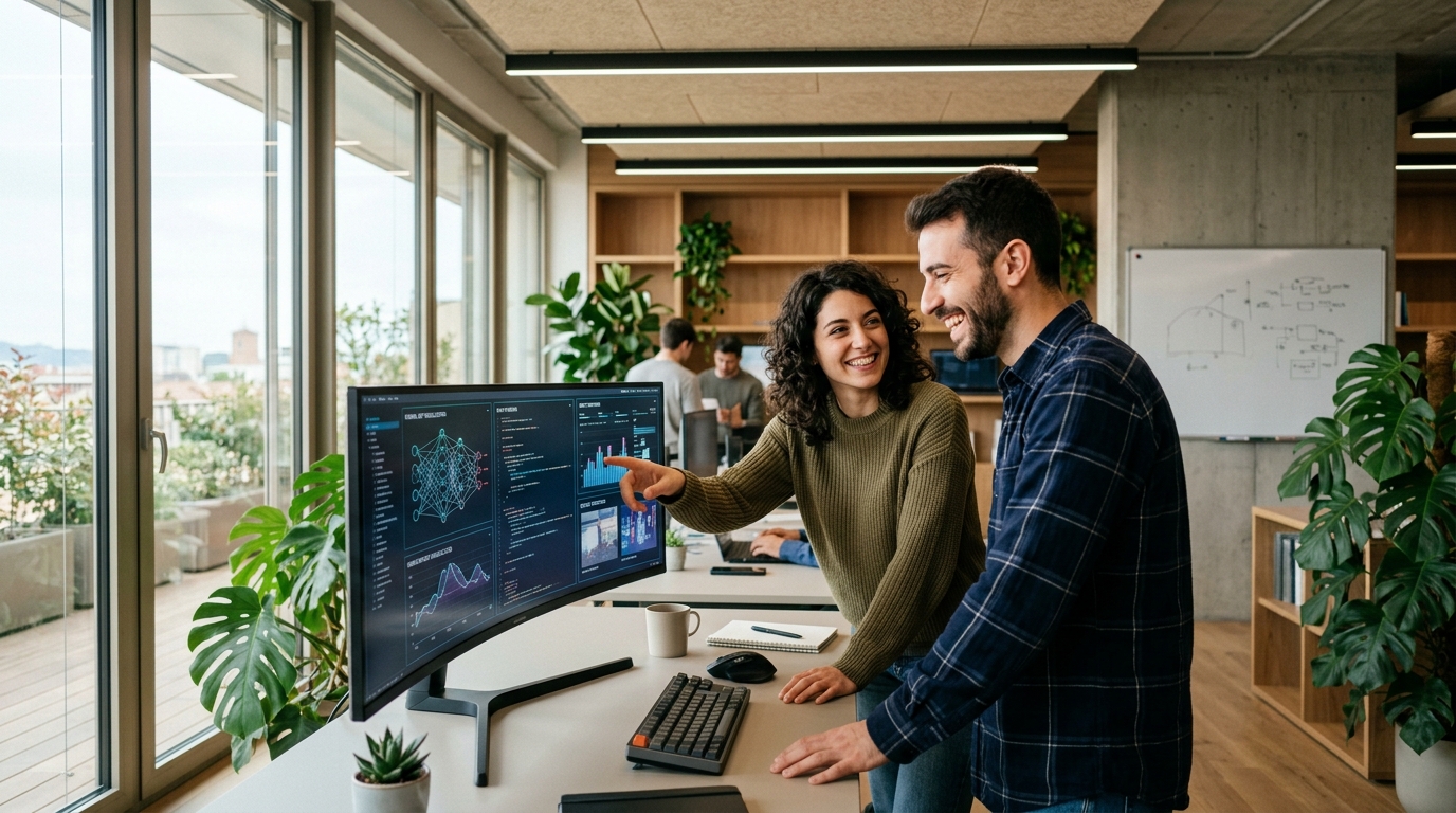 Ingegneri software Infotel al lavoro su modelli di Intelligenza Artificiale